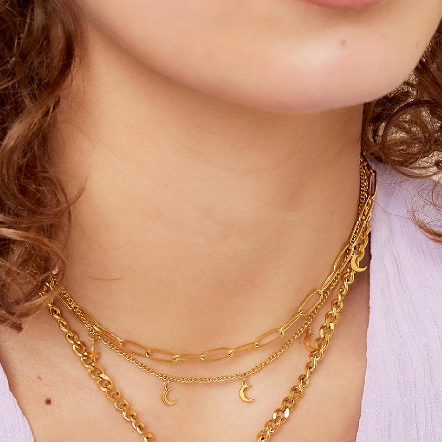 Necklace Chain Moon Gold Picture4